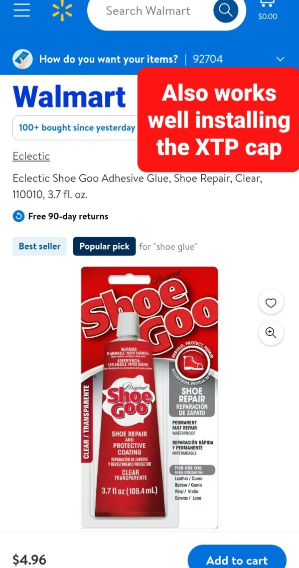 XTP = Extended Tennis Product Extends Any Tennis Racquet or Paddle ~ Single cap Purchase,we have multi cap options in 2,3,4,5 pac options,this is single cap purchase. - Image 12