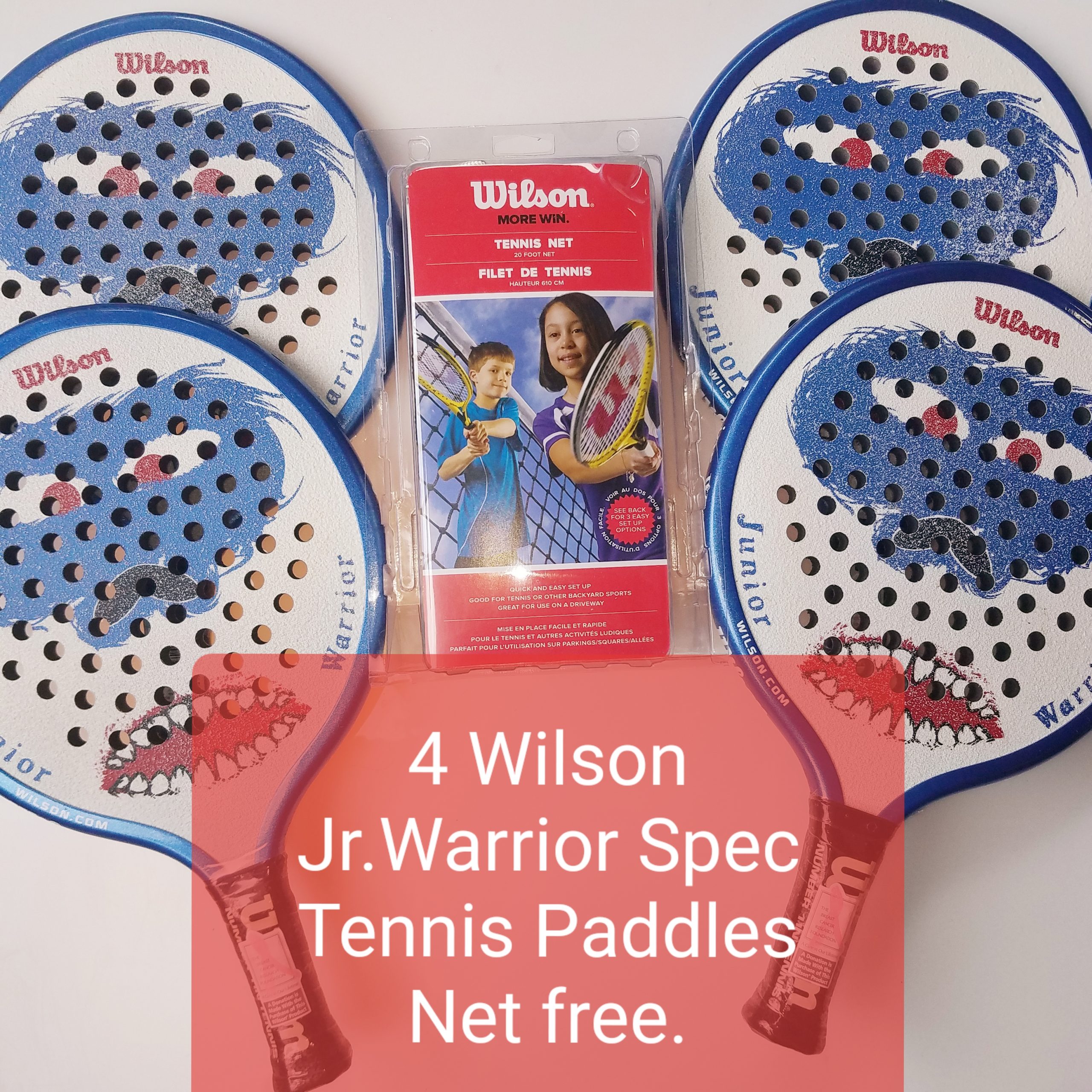 WILSON jr Warrior Spec Tennis paddle, junior paddle size