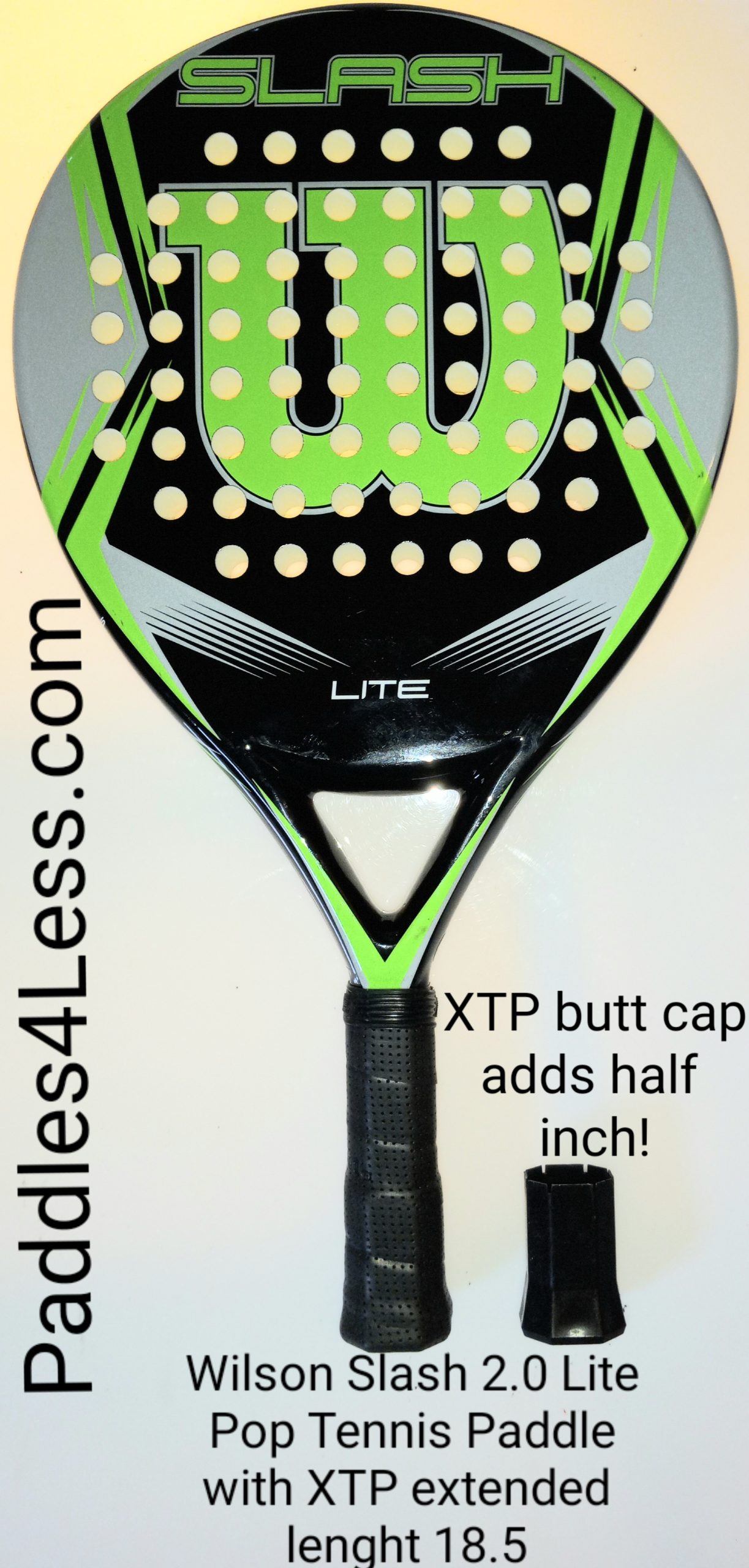 Wilson Slash Lite 2.0 Padel / Pop Tennis, Smallest Grip