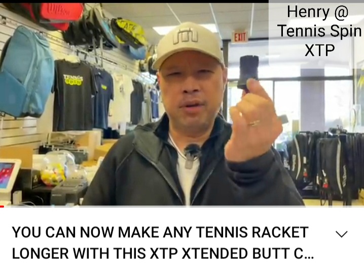 Henry @ Tennis Spin Channel Reviews XTP butt cap.