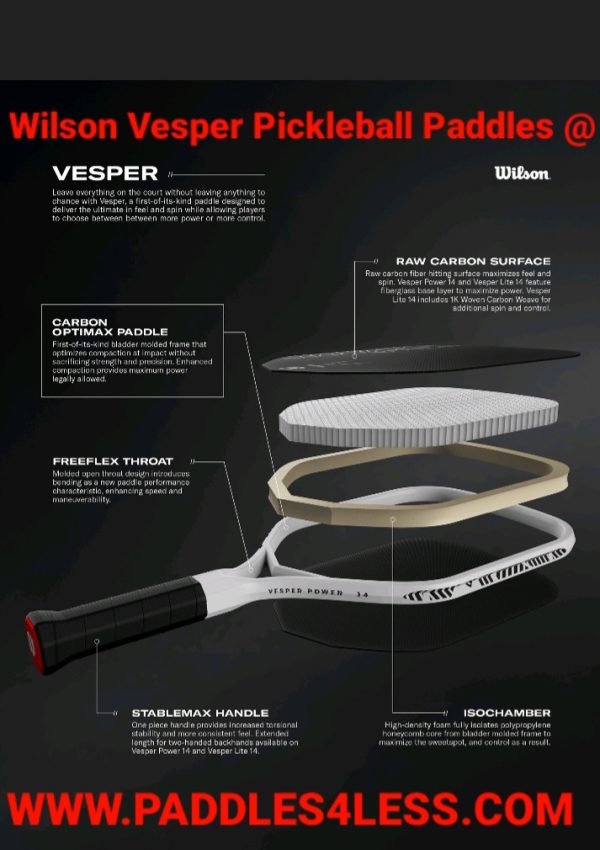 Wilson Vesper Pickleball all models