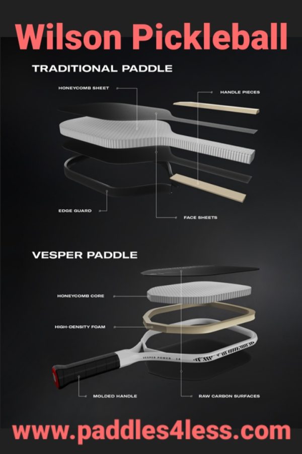 Wilson Vesper Pickleball Paddles new for 2025 - Image 3