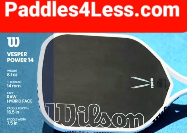 Wilson Vesper Pickleball Paddles new for 2025